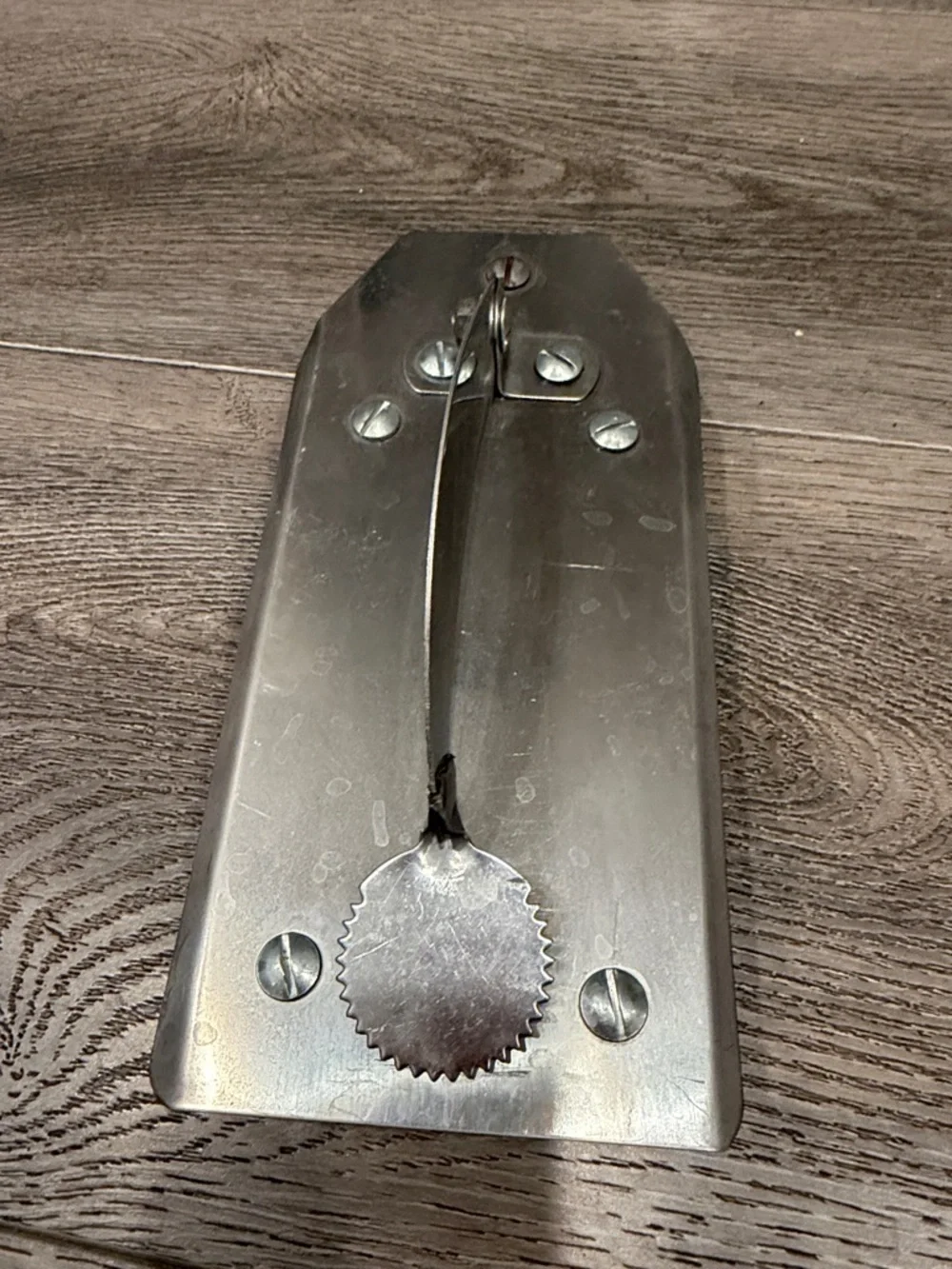 Vintage Stainless Steel cutting Tool Vili - Silver